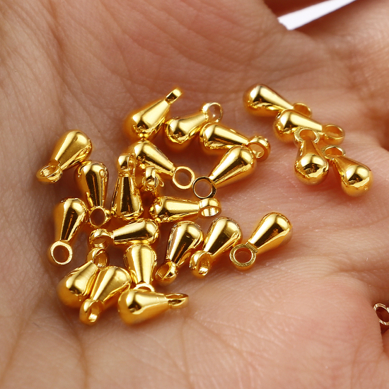 Picture of Brass Tail Drop Gold Filled Drop 6mm x 3mm, 5 PCs