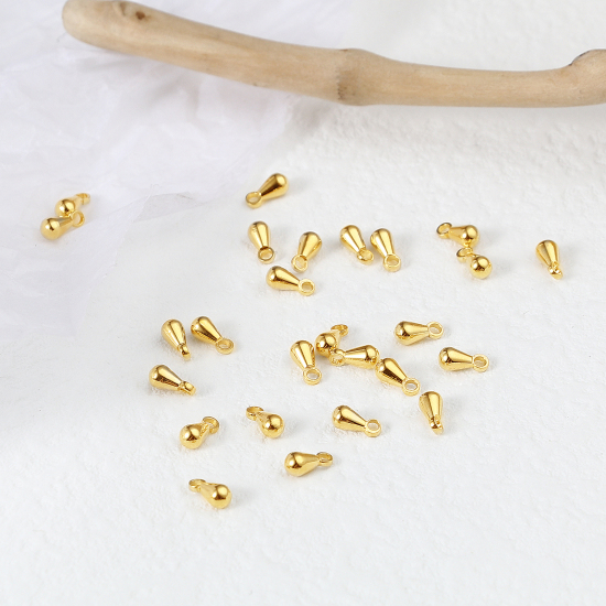 Picture of Brass Tail Drop Gold Filled Drop 6mm x 3mm, 5 PCs