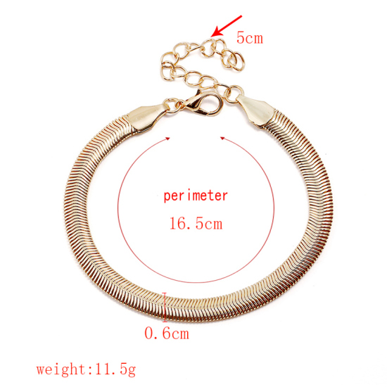 Picture of Anklet Gold Plated 16.5cm(6 4/8") long, 1 Piece