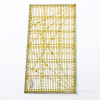 Picture of Plastic Quilting Sewing Patchwork Ruler Tool Rectangle Yellow 30cm x 15cm, 1 Piece