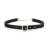Picture of Choker Necklace Black Belt Buckle 30cm(11 6/8") long, 1 Piece