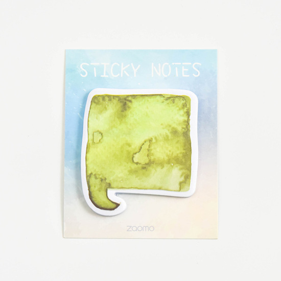 Picture of Paper Memo Sticky Note Grass Green Dialog Box 70mm x 70mm, 1 Copy