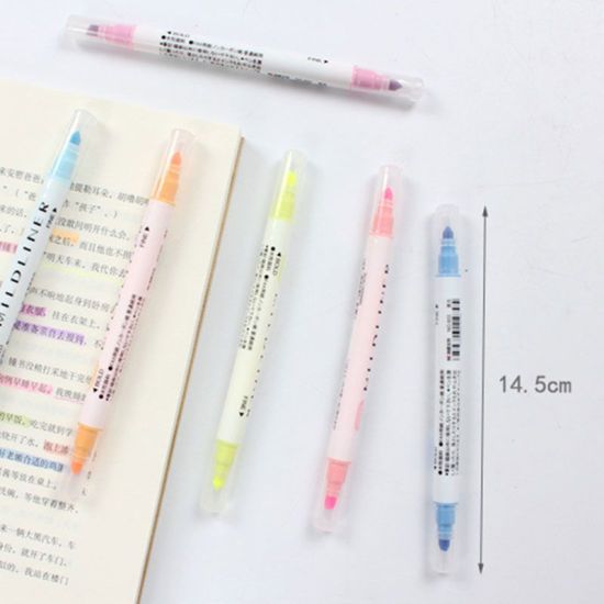Picture of Plastic Highlighter Pen Light Pink 14.5cm, 1 Piece
