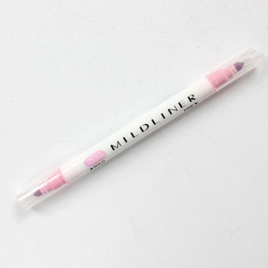 ABS 蛍光ペン ピンク 14.5cm、 1 本 の画像