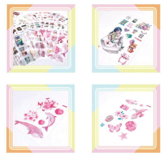 Bild von DIY Scrapbook Sticker Aufkleber Bunt Gemischt Meerestier 15cm x 10cm, 1 Set ( 6 Stück/Set)