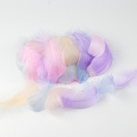 Picture of DIY Handmade Craft Materials Accessories At Random Mixed Dream Catcher Feather 100 PCs