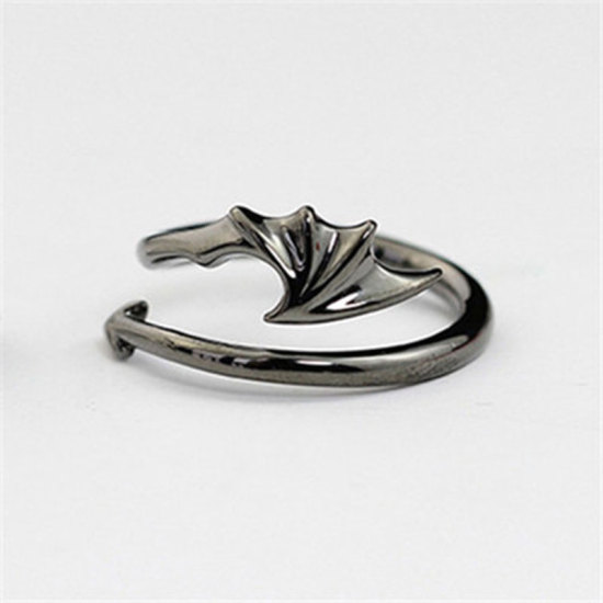 Picture of Halloween Rings Gunmetal Wing 1 Piece