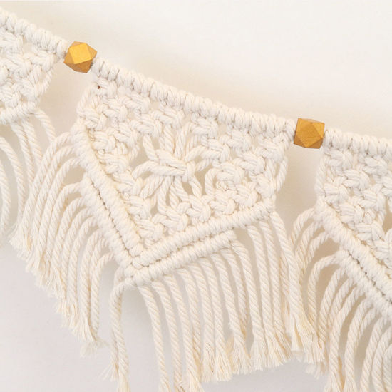 Picture of Cotton Hanging Decoration Tassel Creamy-White 95cm, 1 Piece