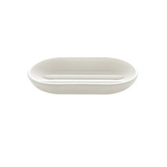Bild von Weiß Kreative Vertrag tragbare Seifenschale Kunststoff Seifenbehälter einfachen Stil Seifenkiste Bad-Accessoires