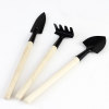 Picture of Natural - New Home Gardening Tool Set Balcony Home - grown Mini Digging Suits Three - piece Shovel Rake Garden Tools Combination