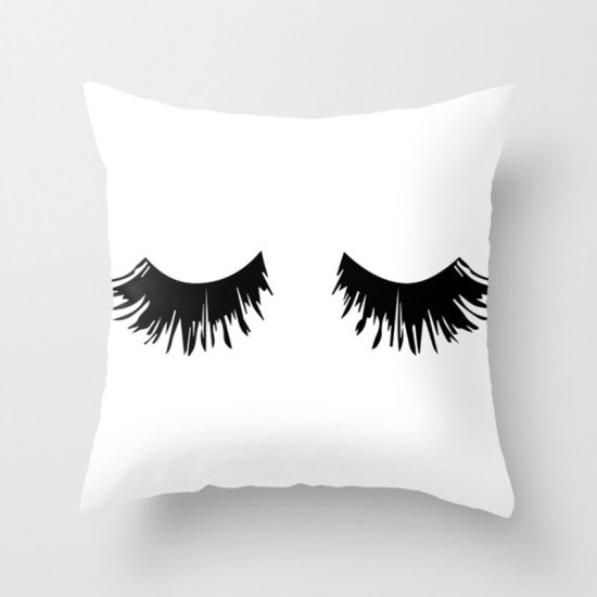 Picture of Pillow Cases Black & White Square Eye Pattern 45cm x 45cm, 1 Piece