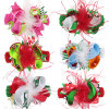 Picture of Multicolor - Christmas children's feather bow hairpin hair band dual purpose