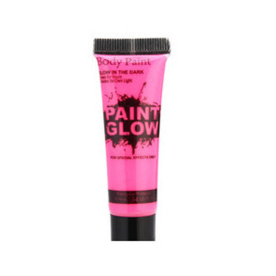Picture of Pink water-based luminous paint Painted pigments Human body hand-painted paints Finger paint luminous body painting
