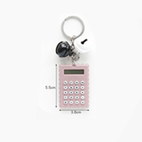 4pcs Portable Calculator Mini Calculator Cartoon Calculator School Supplies