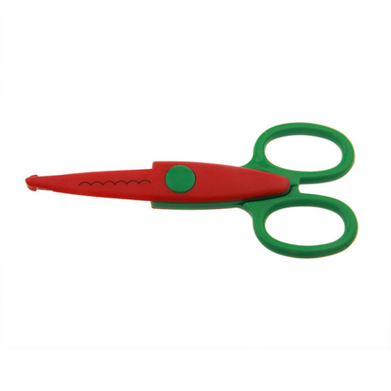 Image de Rouge & Vert - N ° 1 Petite Vague Ciseaux à cranter Créative Gadget Décoration Dentelle Bordure Photo Papier