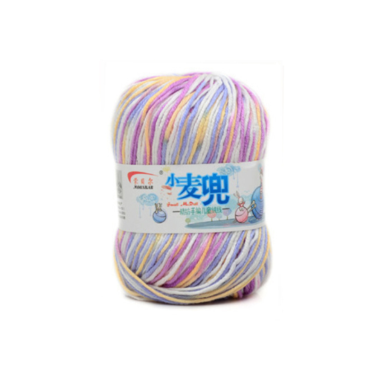 Picture of Cotton Blend Super Soft Knitting Yarn Multicolor 2mm, 1 Ball