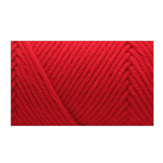 Bild von Gemischte Baumwolle Super Weich Strickgarn Strickwolle Rot 1 Stück