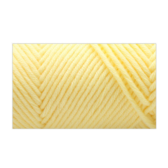 Picture of Blended Cotton Super Soft Knitting Yarn Pale Yellow 1 Ball