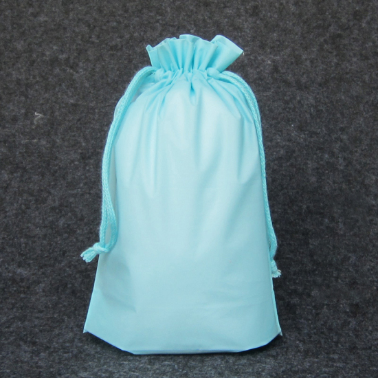 Picture of Plastic Storage Container Bags Skyblue Rectangle 29cm x 21cm, 1 Piece