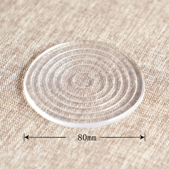 Picture of Silicone Table And Chair Foot Cover Transparent Clear Round 80mm Dia., 1 Set ( 4 PCs/Set)