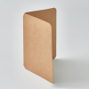 Picture of Paper Greeting Card Rectangle Brown 15cm x 10cm, 10 Sheets
