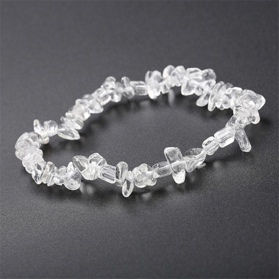 Picture of Quartz Rock Crystal ( Natural ) Bangles Bracelets 22cm(8 5/8") long, 1 Piece