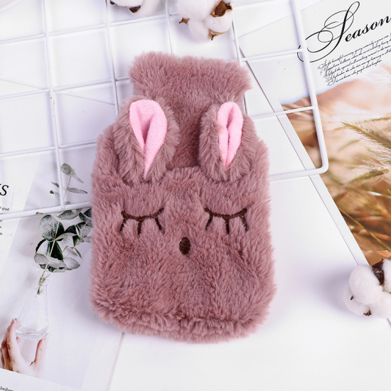 Picture of Hot Water Bag  Red Brown Rabbit Animal 22cm x 14cm, 1 Piece