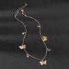 Picture of Choker Necklace Gold Plated Butterfly Animal Pentagram Star 37cm(14 5/8") long, 1 Piece