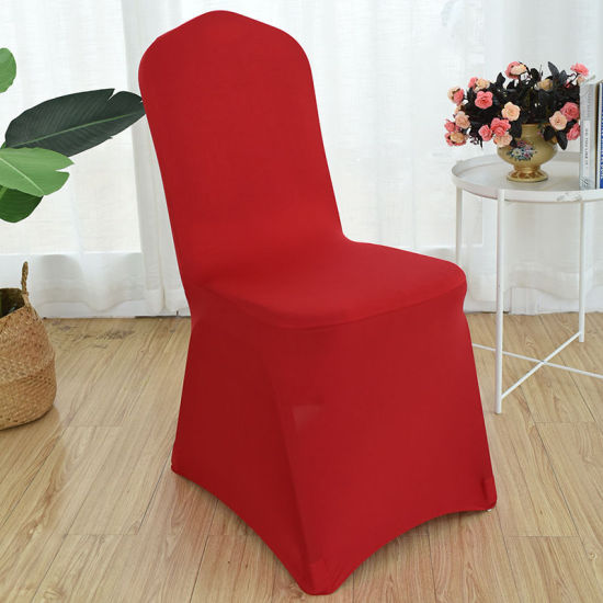 Picture of Polyester Chair Cover Deep Red 90cm x 45cm, 1 Piece