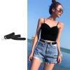 Picture of PU Leather Belt Waistband Black 101.6cm x 3cm, 1 Piece