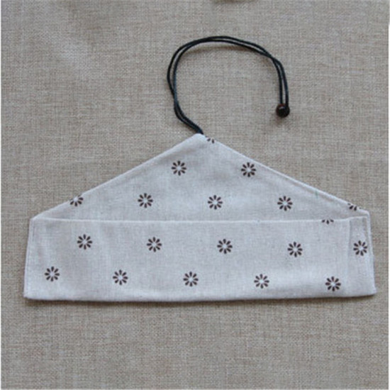 Picture of Fabric Tableware Pouch Creamy-White Flower 25cm x 5.5cm, 1 Piece