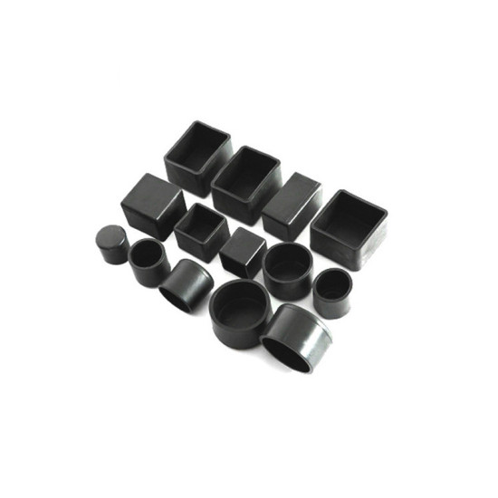 Picture of PVC Table And Chair Foot Cover Black Round 22mm x 16mm, 4 PCs