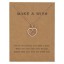 Picture of Necklace Rose Gold Heart Initial Alphabet/ Capital Letter Message " U " Clear Cubic Zirconia 43cm(16 7/8") long, 1 Piece