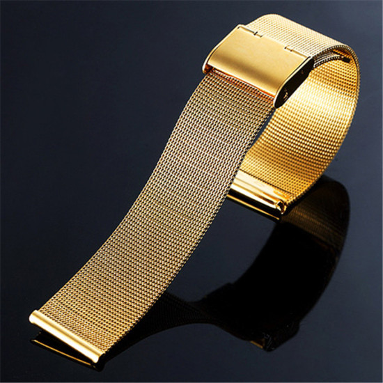 Picture of Stainless Steel Watch Bands For Watch Face Gold Plated 11cm - 7.5cm, 1 Set
