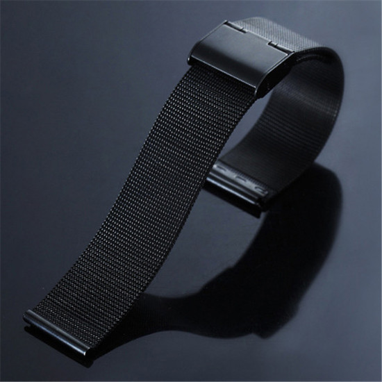 Picture of Stainless Steel Watch Bands For Watch Face Black 11cm - 7.5cm, 1 Set