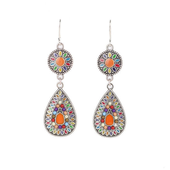Picture of Earrings Multicolor Drop 1 Pair