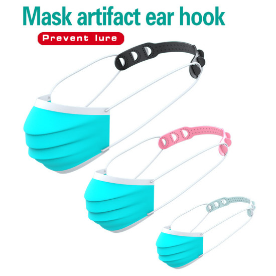 Bild von Mundmaske tragen Werkzeug Ohrenschmerzen lindern einstellbares Pink