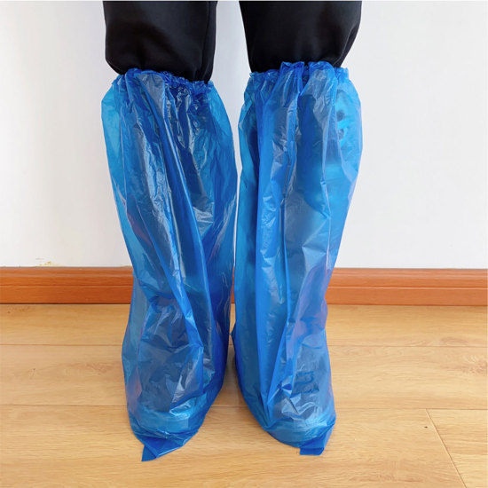 Picture of Poly Ethylene Shoe Cover Blue 55cm x 35cm, 20 PCs