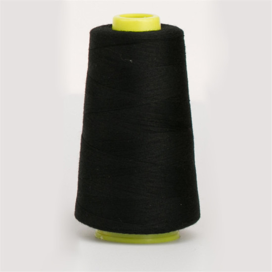 Image de Noir - 3000 yards Fils à coudre solides et durables pour coudre des vêtements en fil de polyester Accessoires de couture Accessoires