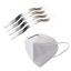 Picture of Aluminum Strip Adhesive For Nose Bridge Making Mask DIY Crafts Accessories Silver Tone 90mm x 5mm, 100 PCs
