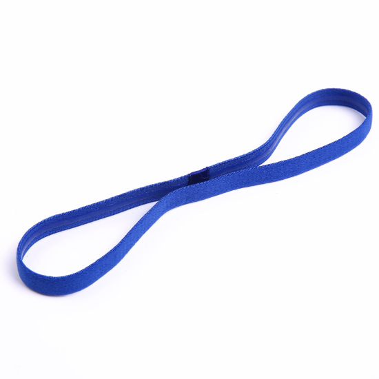 Picture of Royal Blue - Non-slip candy-colored elastic sports rubber sports yoga hair band