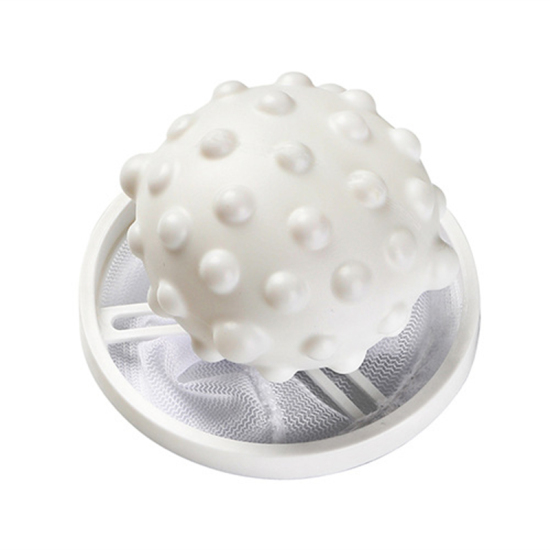 Bild von weiß - Filter Bag Washer Style Mesh Filtering Haarentfernung Schwimmende Wäsche Reinigen Trockner Bälle Waschmittel Flusenfänger