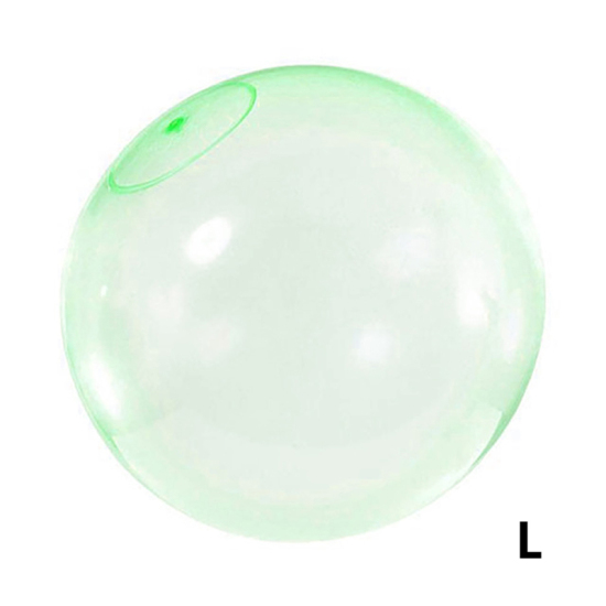 Picture of Green - L (Color Bag Packaging + Blowpipe)Children Outdoor Soft Air Water Filled Bubble Ball Blow Up Balloon Toy Fun Party Game Gift For Kids Inflatable Gift