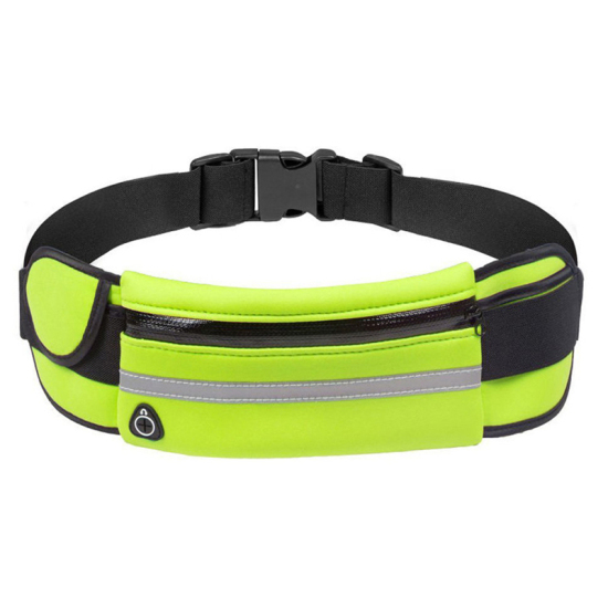 Picture of Neon Green - Sport Wasit Pack Waterproof Running Belt Expanable Fanny Pack For All Kinds Of Cell Phones