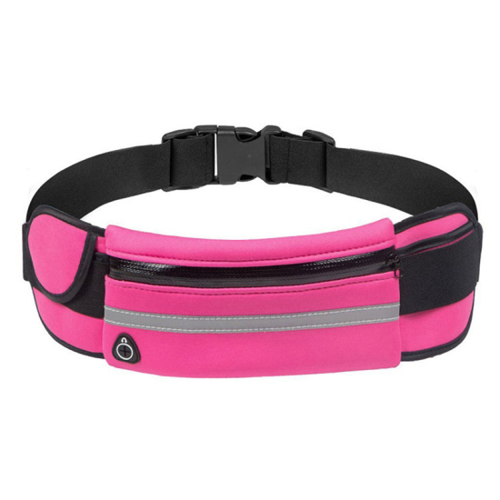 Picture of Fuchsia - Sport Wasit Pack Waterproof Running Belt Expanable Fanny Pack For All Kinds Of Cell Phones