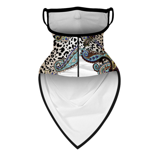 Bild von Schwarz & Gelb - Dreieck Schal Bandana Gesichtsmaske Magic Scarf Headwrap Sturmhaube, Nahtlose Gesichtsbedeckung Halsmanschette für Männer & Frauen Outdoor-Aktivitäten