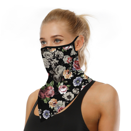 Изображение Multicolor - Triangle Scarf Bandana Face Mask Magic Scarf Headwrap Balaclava, Seamless Face Cover Neck Gaiter for Men&Women Outdoor Activities
