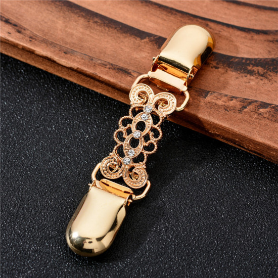 Изображение Gold Plated - Sweater Clips Cardigan Collar Clips Dresses Shawl Clip