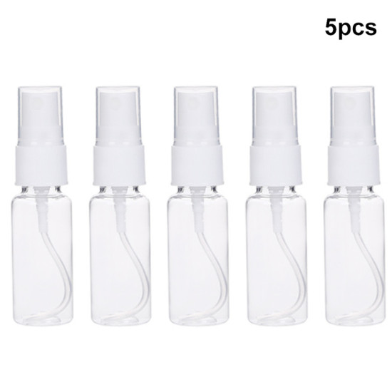 Picture of Plastic Portable Spray Bottle Transparent Clear 92mm x 47mm, 5 PCs
