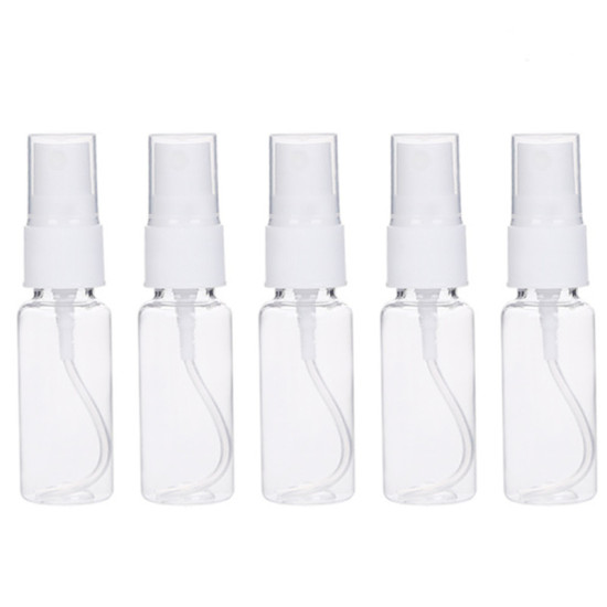 Picture of Plastic Portable Spray Bottle Transparent Clear 92mm x 47mm, 5 PCs